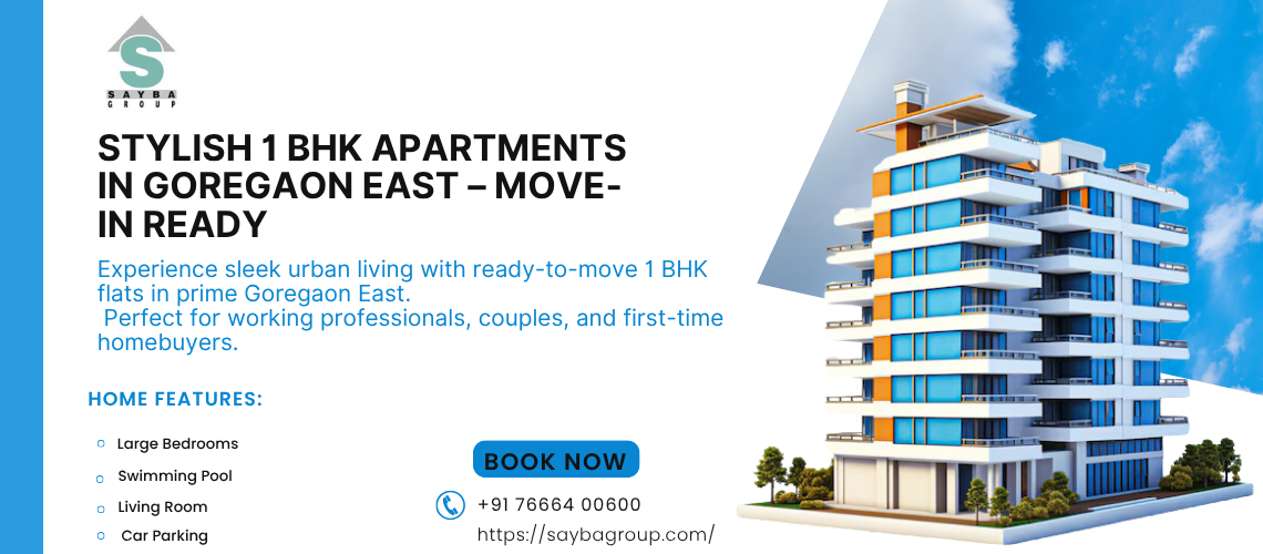 1 BHK for Sale in Goregaon East